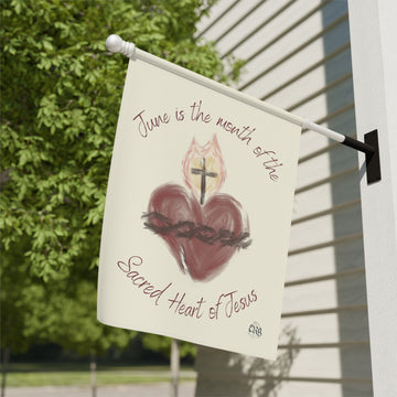 Month of the Sacred Heart Garden & House Banner