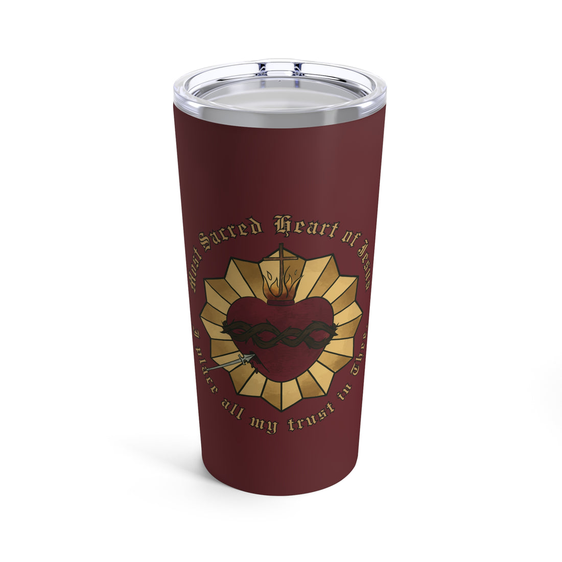 Sacred Heart of Jesus 20oz Ringneck Tumbler