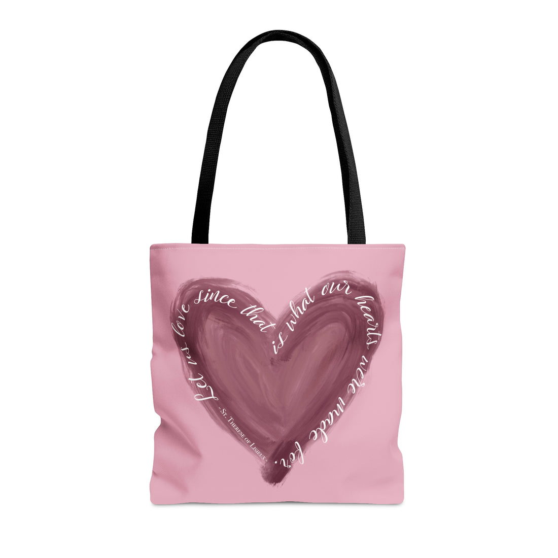 "Let Us Love" tote bag