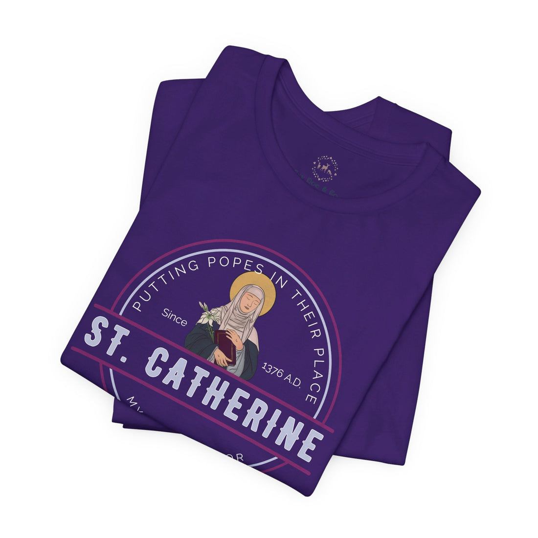 St. Catherine of Siena Tshirt - Barrel Branding Style