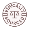 Logo stating all these Catholic products are "Ethically sourced".