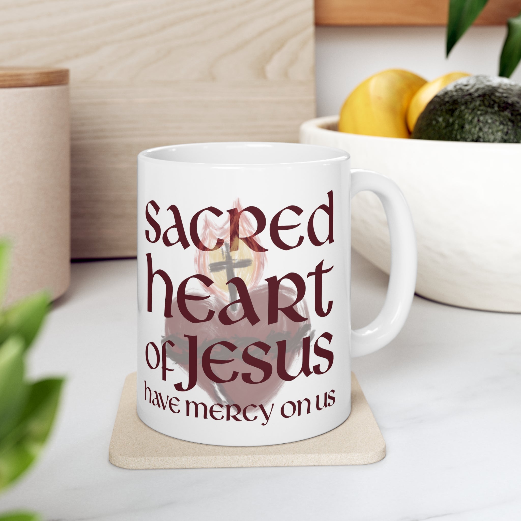 Sacred Heart Ceramic Mug 11oz