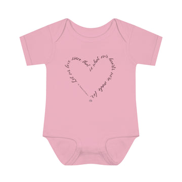 "Let us Love" Baby Onesie - Adoption Benefit Design