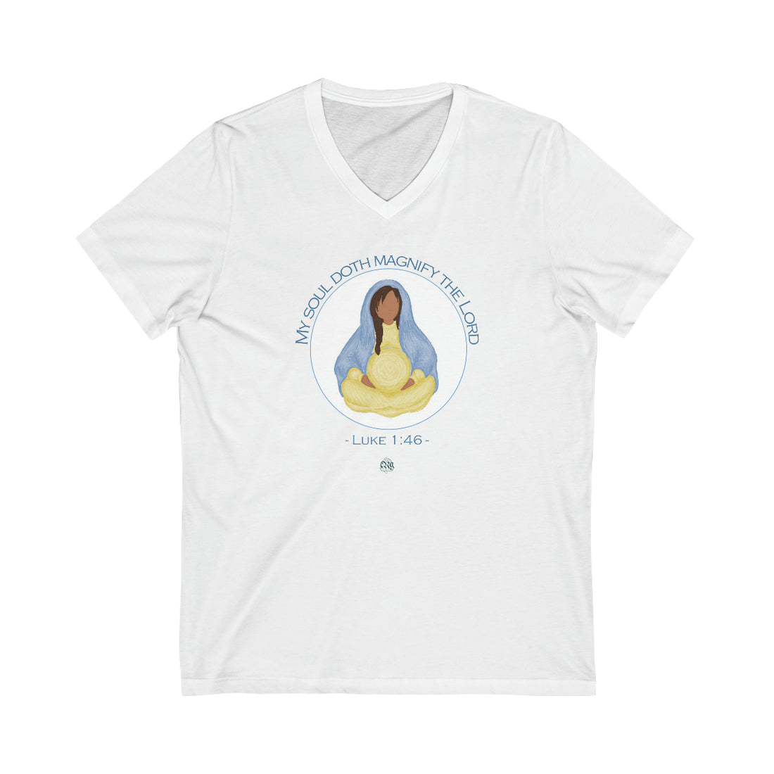 Mary Divine Motherhood V-Neck Tshirt